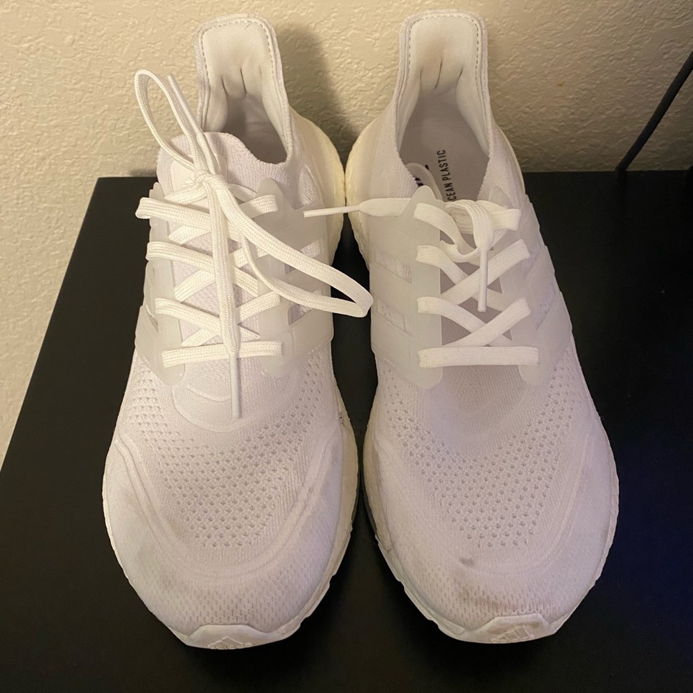 All white ultraboost
